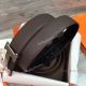 New Replica Hermes Leather Belt - Dark Brown Belt with Brushed steel H Buckle (6)_th.jpg
